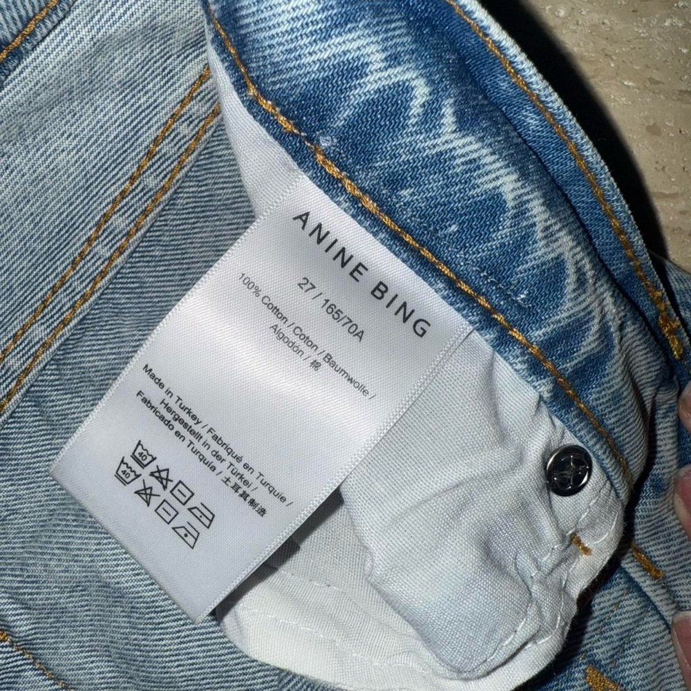 Anine Bing Gavin Relaxed Fit Straight Leg Jeans - Picture 5 of 6